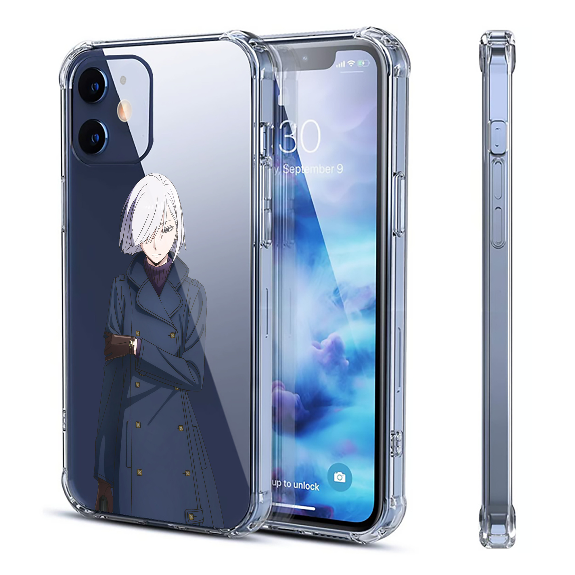 （画像用） SPY×FAMILY间谍家家酒 【iPhone 12シリーズ対応】透明スマホケース（クリアソフトケース）